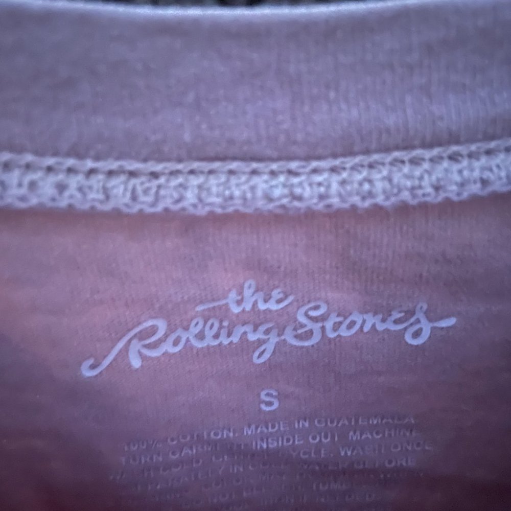 Rolling Stones Graphic Cropped Band Tee - Picture 2 of 3